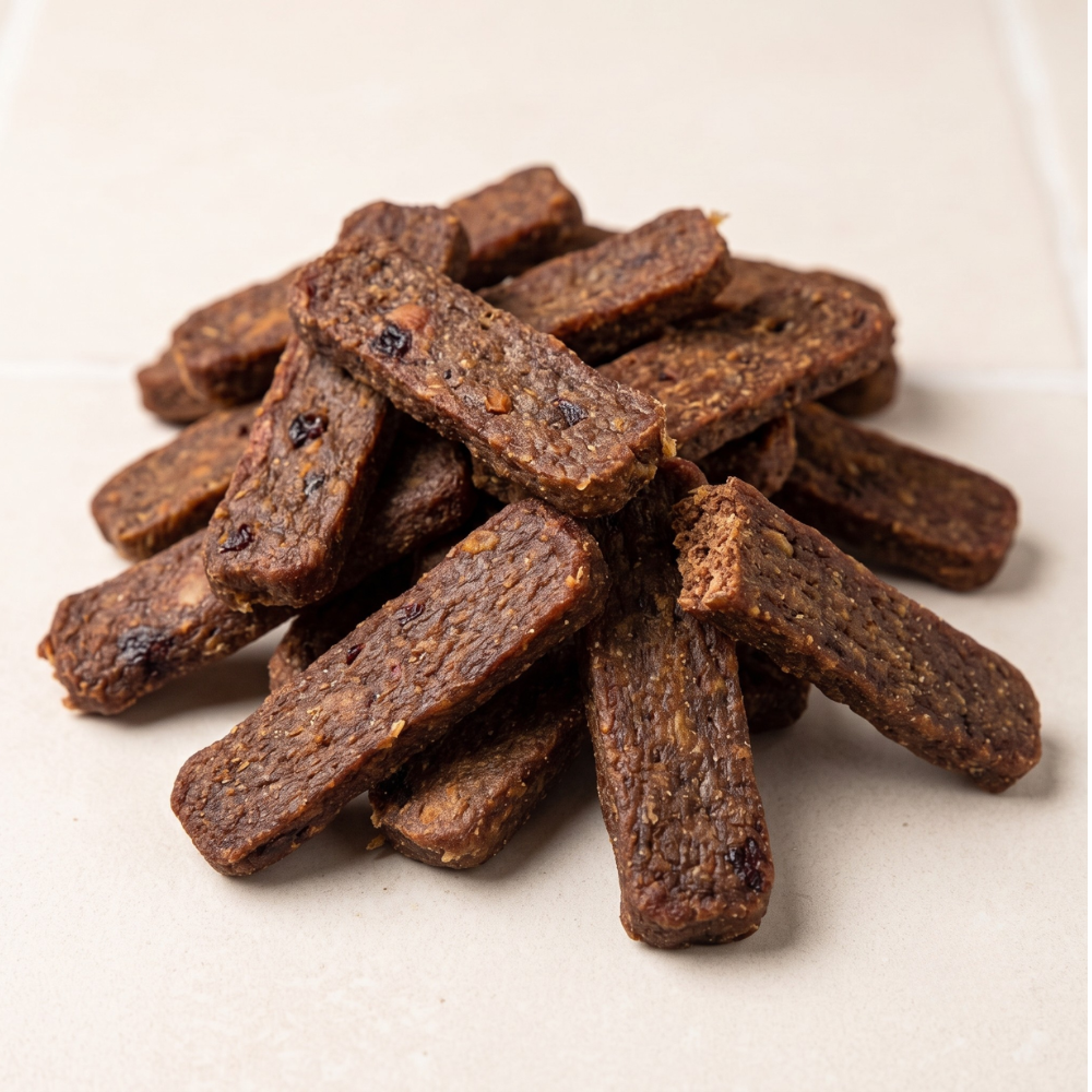Nadur Turkey Bars dog treats pack - alternate view