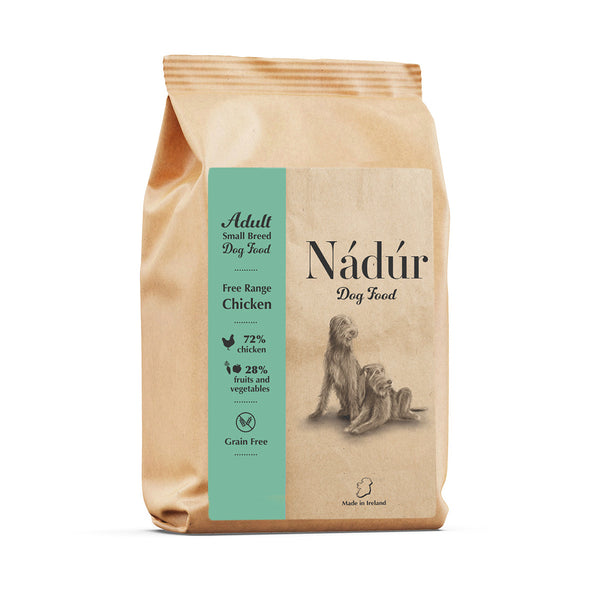 Nadur Superfood Small Breed Adult Dog Food bag - Made in Ireland