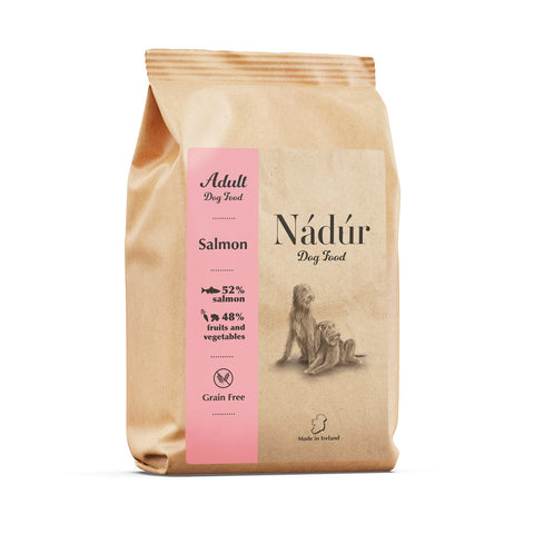 Nadur Superfood Salmon Adult Dog Food bag - Made in Ireland