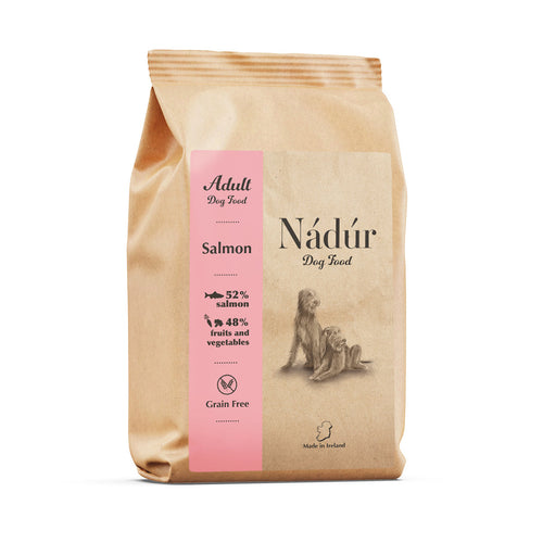 Nadur Superfood Salmon Adult Dog Food bag - Made in Ireland