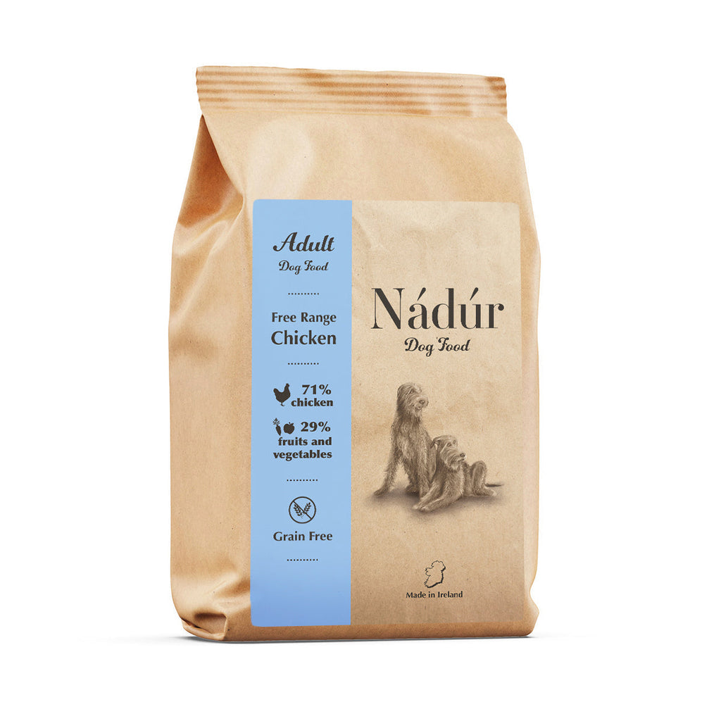 Nadur Superfood Free Range Chicken Adult Dog Food bag - Made in Ireland