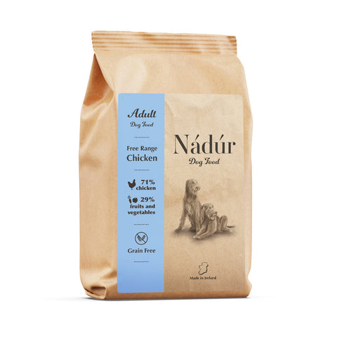 Nadur Superfood Free Range Chicken Adult Dog Food bag - Made in Ireland